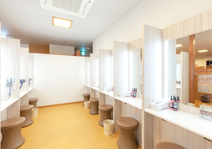 女性パウダーコーナー